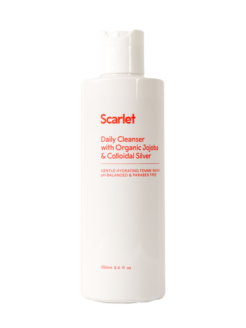 Scarlet Daily Cleanser with Organic Jojoba & Colloidal Silver